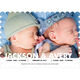 Black Double Name Twins Photo Birth Announcements Image 6 of 6